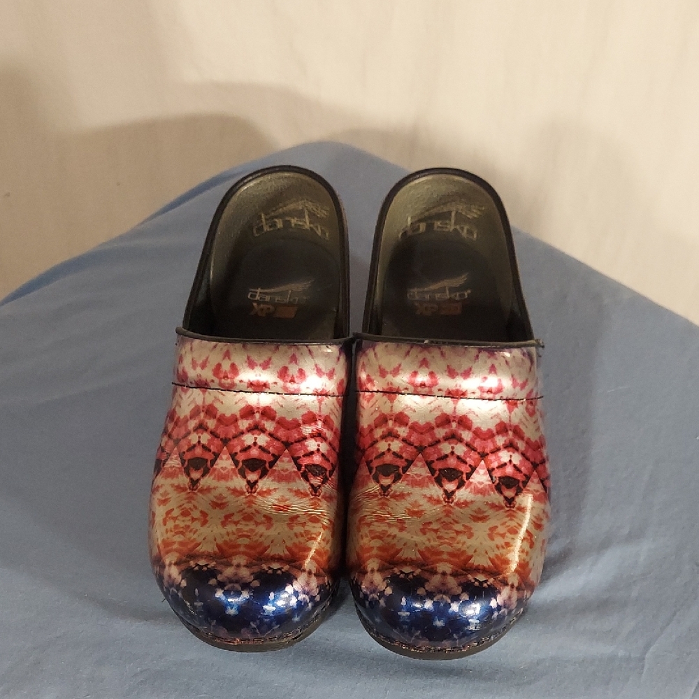 Dansko Multicolor Patterned Women's Clogs